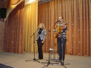 Концерт Е.Барановской и Д.Нартова в Кольцово